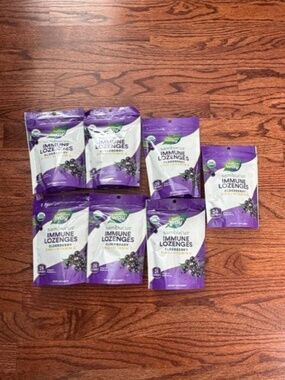 Nature’s Way Sambucus Elderberry Lozenges Lot 7 Sealed Exp 2027 Immune Support